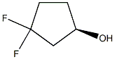 (R)-3,3-difluorocyclopentan-1-ol Struktur