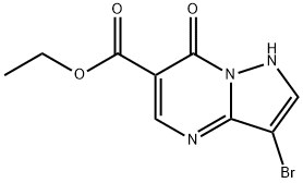 ethyl 3-bromo-7-oxo-1H,7H-pyrazolo[1,5-a]pyrimidine-6-carboxylate Struktur