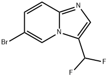 6-Bromo-3-(difluoromethyl)imidazo[1,2-a]pyridine Struktur