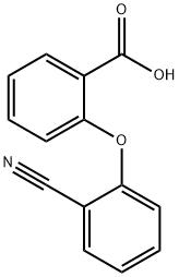 2-(2-cyanophenoxy)benzoic acid Struktur