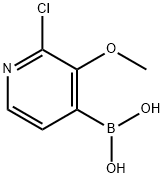 2-Chloro-3-methoxypyridine-4-boronic acid Struktur