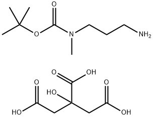 N-(3-Aminopropyl)-N-methylcarbamic acid tert-butyl ester citrate hydrochloride Struktur