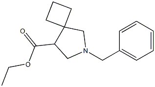 ethyl 6-benzyl-6-azaspiro[3.4]octane-8-carboxylate Struktur