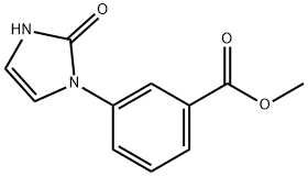 methyl 3-(2-oxo-2,3-dihydro-1H-imidazol-1-yl)benzoate Struktur