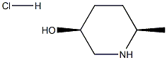 (3S,6R)-6-methylpiperidin-3-ol hydrochloride Struktur