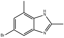 5-bromo-2,7-dimethyl-1H-1,3-benzodiazole Struktur