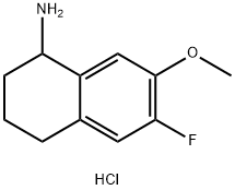 6-METHOXY-1,2,3,4-TETRAHYDRONAPHTHALEN-2-AMINE HYDROCHLORIDE Struktur