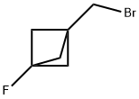 1-(bromomethyl)-3-fluorobicyclo[1.1.1]pentane Struktur