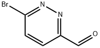 3-Pyridazinecarboxaldehyde, 6-bromo- Struktur