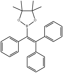 4,4,5,5-tetramethyl-2-(1,2,2-triphenylvinyl)-1,3,2-dioxaborolane Struktur