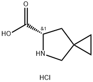 (6S)-5-azaspiro[2.4]heptane-6-carboxylic acid hydrochloride Struktur