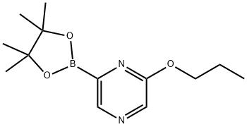 6-(N-PROPOXY)PYRAZINE-2-BORONIC ACID PINACOL ESTER Struktur