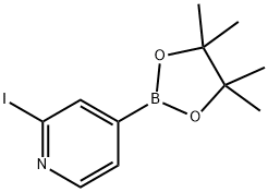 2-IODOPYRIDINE-4-BORONIC ACID PINACOL ESTER Struktur