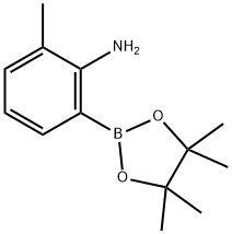 2-Amino-3-methylphenylboronic acid pinacol ester, 2223047-06-9, 結(jié)構(gòu)式