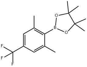 2,6-Dimethyl-4-trifluoromethylphenylboronic acid pinacol ester Struktur