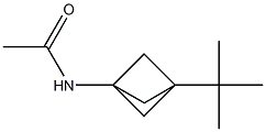 N-{3-tert-butylbicyclo[1.1.1]pentan-1-yl}acetamide Struktur