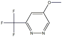 5-methoxy-3-(trifluoromethyl)pyridazine Struktur