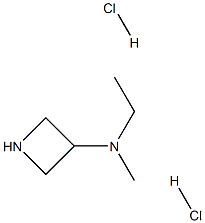 N-ethyl-N-methylazetidin-3-amine dihydrochloride Struktur