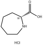 (R)-azepane-2-carboxylic acid hydrochloride Struktur