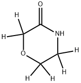 morpholin-3-one-2,2,5,5,6,6-d6 Struktur