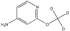 2-(methoxy-d3)pyridin-4-amine Struktur