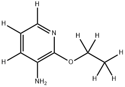 2-(ethoxy-d5)pyridin-4,5,6-d3-3-amine Struktur