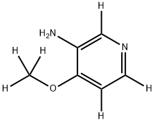 4-(methoxy-d3)pyridin-2,5,6-d3-3-amine Struktur