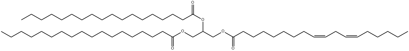 1,2-Distearoyl-3-Linoleoyl-rac-glycerol Struktur