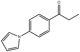 1-[4-(1H-pyrrol-1-yl)phenyl]propan-1-one Struktur