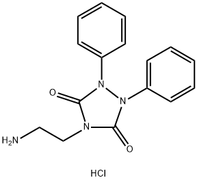 4-(2-aMinoethyl)-1,2-diphenyl-1,2,4-triazolidine-3,5-dione hydrochloride Struktur