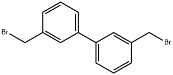 3,3'-Bis(bromomethyl)biphenyl Struktur