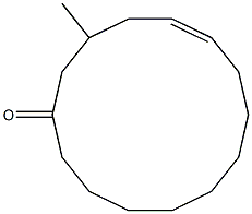 3-methylcyclotetradec-5-en-1-one Struktur