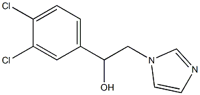 1-(3,4-dichlorophenyl)-2-(1H-imidazol-1-yl)ethanol Struktur