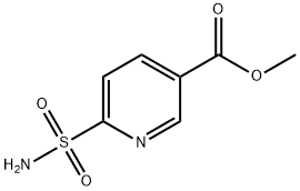 6-Sulfamoyl-nicotinic acid methyl ester Struktur