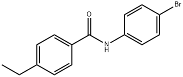 N-(4-bromophenyl)-4-ethylbenzamide Struktur