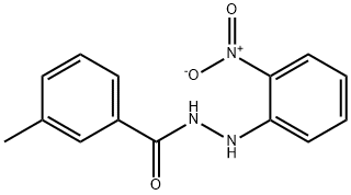 3-methyl-N'-(2-nitrophenyl)benzohydrazide Struktur