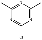 1,3,5-Triazine, 2-chloro-4,6-dimethyl- Struktur