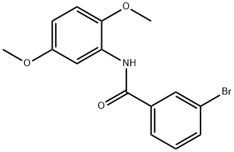 3-bromo-N-(2,5-dimethoxyphenyl)benzamide Struktur