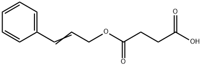 4-oxo-4-{[(E)-3-phenyl-2-propenyl]oxy}butanoic acid Struktur