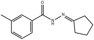 N'-cyclopentylidene-3-methylbenzohydrazide Struktur