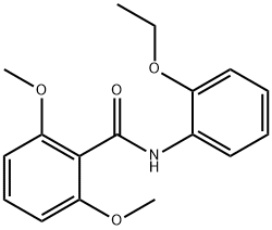 N-(2-ethoxyphenyl)-2,6-dimethoxybenzamide Struktur