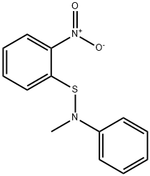 Benzenesulfenamide, N-methyl-2-nitro-N-phenyl- Struktur