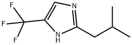 2-isobutyl-5-(trifluoromethyl)-1H-imidazole Struktur