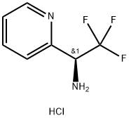 (S)-2,2,2-trifluoro-1-(pyridin-2-yl)ethan-1-amine hydrochloride Struktur