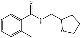 2-methyl-N-(tetrahydro-2-furanylmethyl)benzamide Struktur