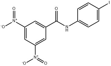 N-(4-iodophenyl)-3,5-dinitrobenzamide Struktur