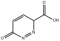 3-Hydroxypyridazine-6-carboxylic acid Struktur