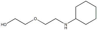 2-[2-(cyclohexylamino)ethoxy]ethan-1-ol Struktur