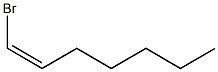 cis-1-bromo-1-heptene Struktur