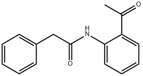 N-(2-acetylphenyl)-2-phenylacetamide Struktur